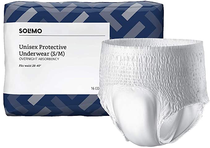 Amazon Brand - Solimo Incontinence Underwear for Men and Women