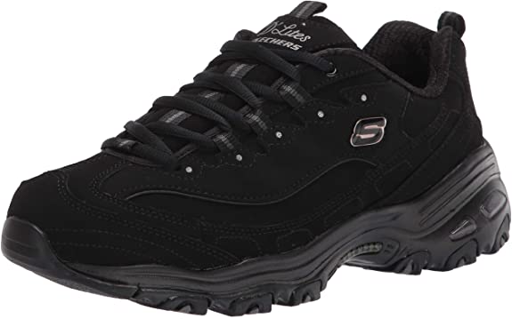 Skechers Women's D'Lites Memory Foam Lace-up Sneaker