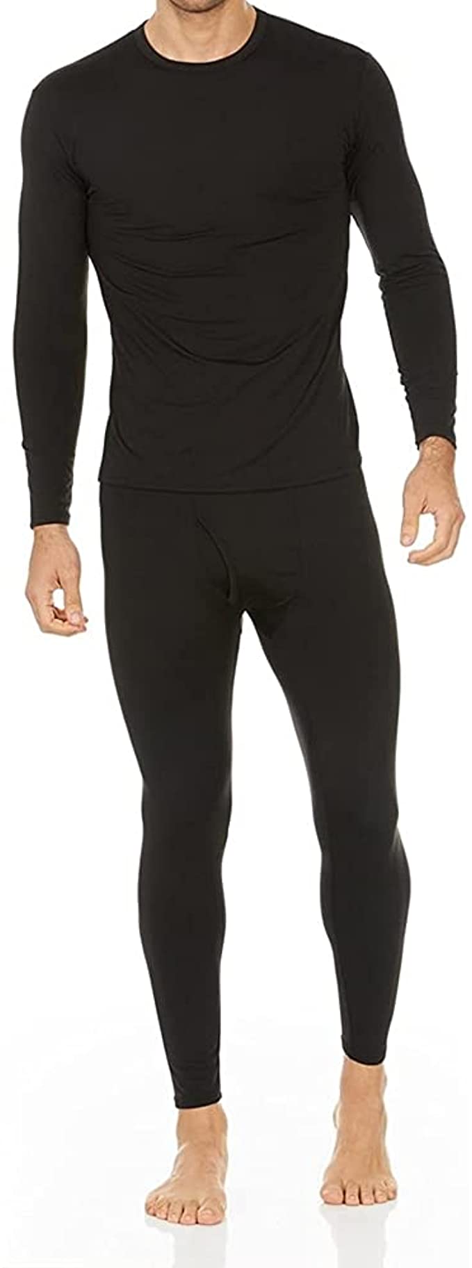 Thermajohn Men Ultra Soft Thermal Underwear Long Johns Set with Fleece Lined