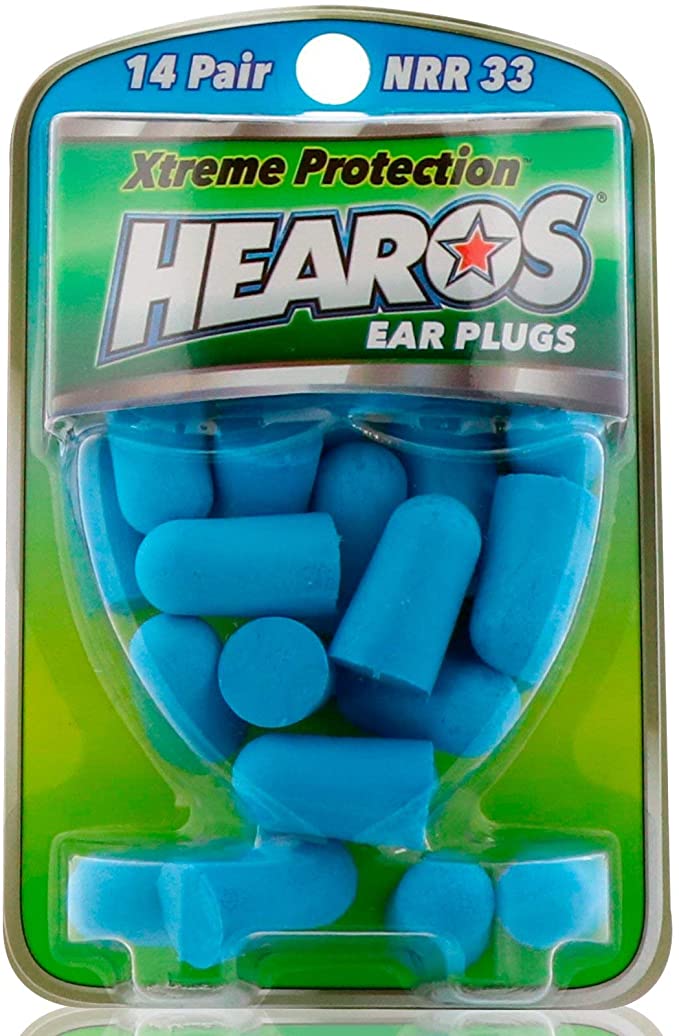 HEAROS Xtreme Ear plugs - Best In Class Noise Cancelling Disposable Foam Earplugs With NRR 33 Hearing Protection