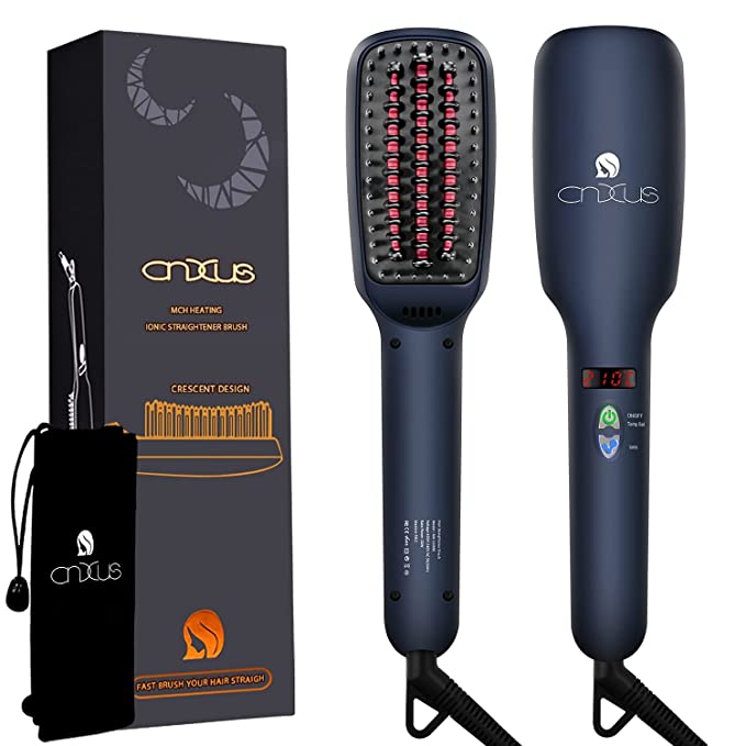 Ionic Hair Straightener Brush