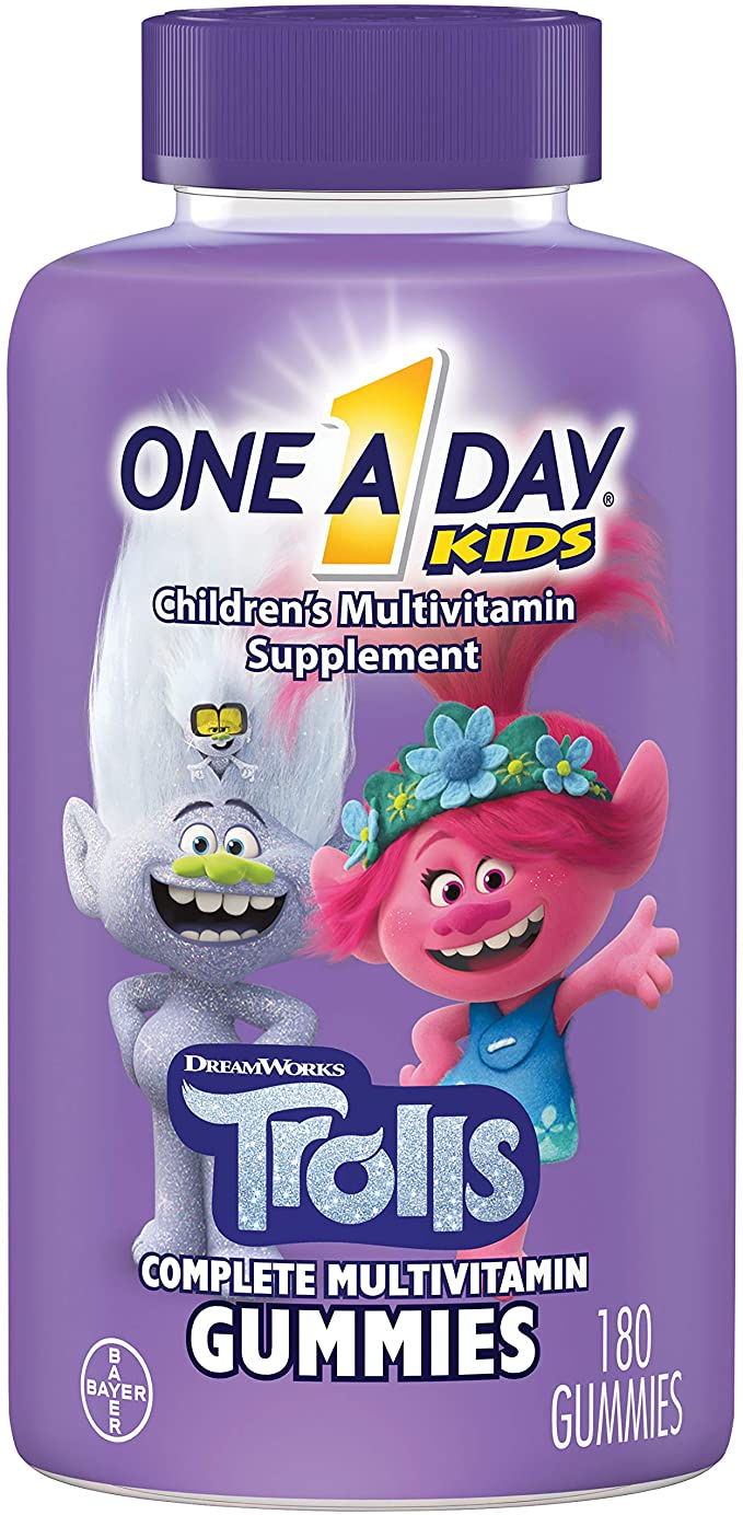 ONE A DAY Kids Trolls Multivitamin Gummy Vitamins A