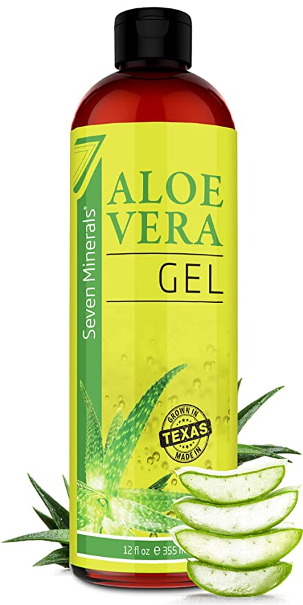 Organic Aloe Vera Gel with 100% Pure Aloe From Freshly Cut Aloe Plant