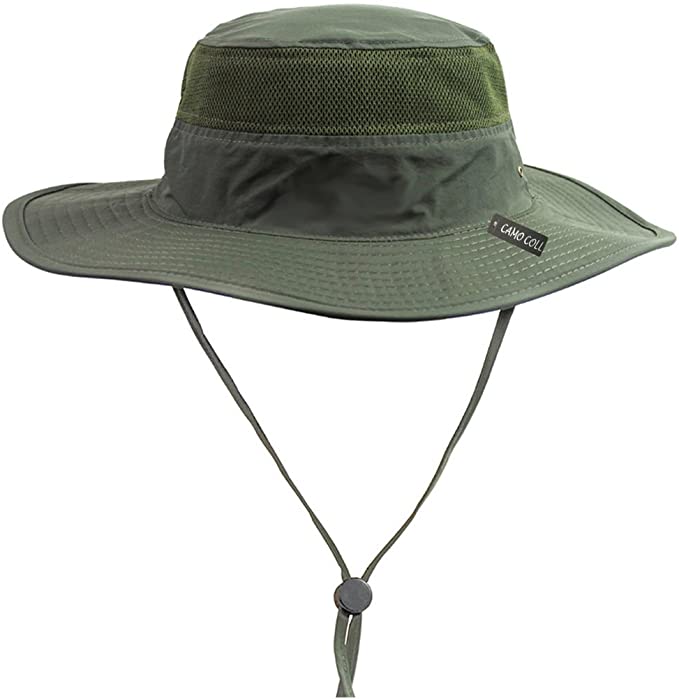 CAMO COLL Outdoor UPF 50+ Boonie Hat Summer Sun Caps