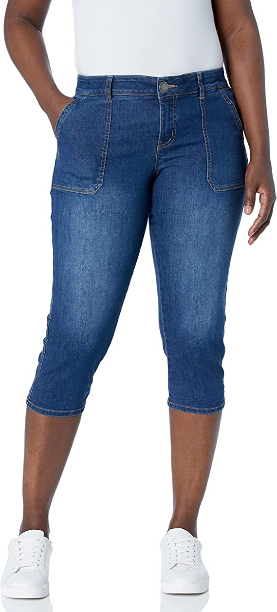 reCreation Women's Skinny Utility Crop with Pork Chop Pockets